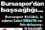 ÜLKER'İN KURUCUSU SABRİ ÜLKER ÖLDÜ