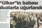 ÜLKER'İN KURUCUSU SABRİ ÜLKER ÖLDÜ