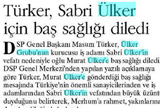 ÜLKER'İN KURUCUSU SABRİ ÜLKER ÖLDÜ