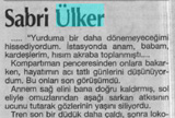 ÜLKER'İN KURUCUSU SABRİ ÜLKER ÖLDÜ