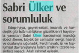 ÜLKER'İN KURUCUSU SABRİ ÜLKER ÖLDÜ