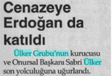 ÜLKER'İN KURUCUSU SABRİ ÜLKER ÖLDÜ